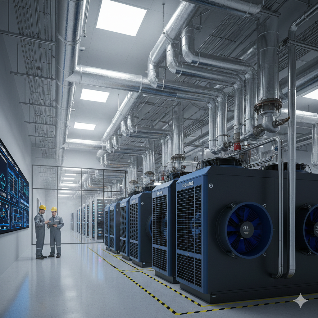 Climatização de data center