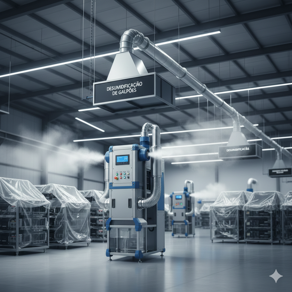 Desumidificação de galpões