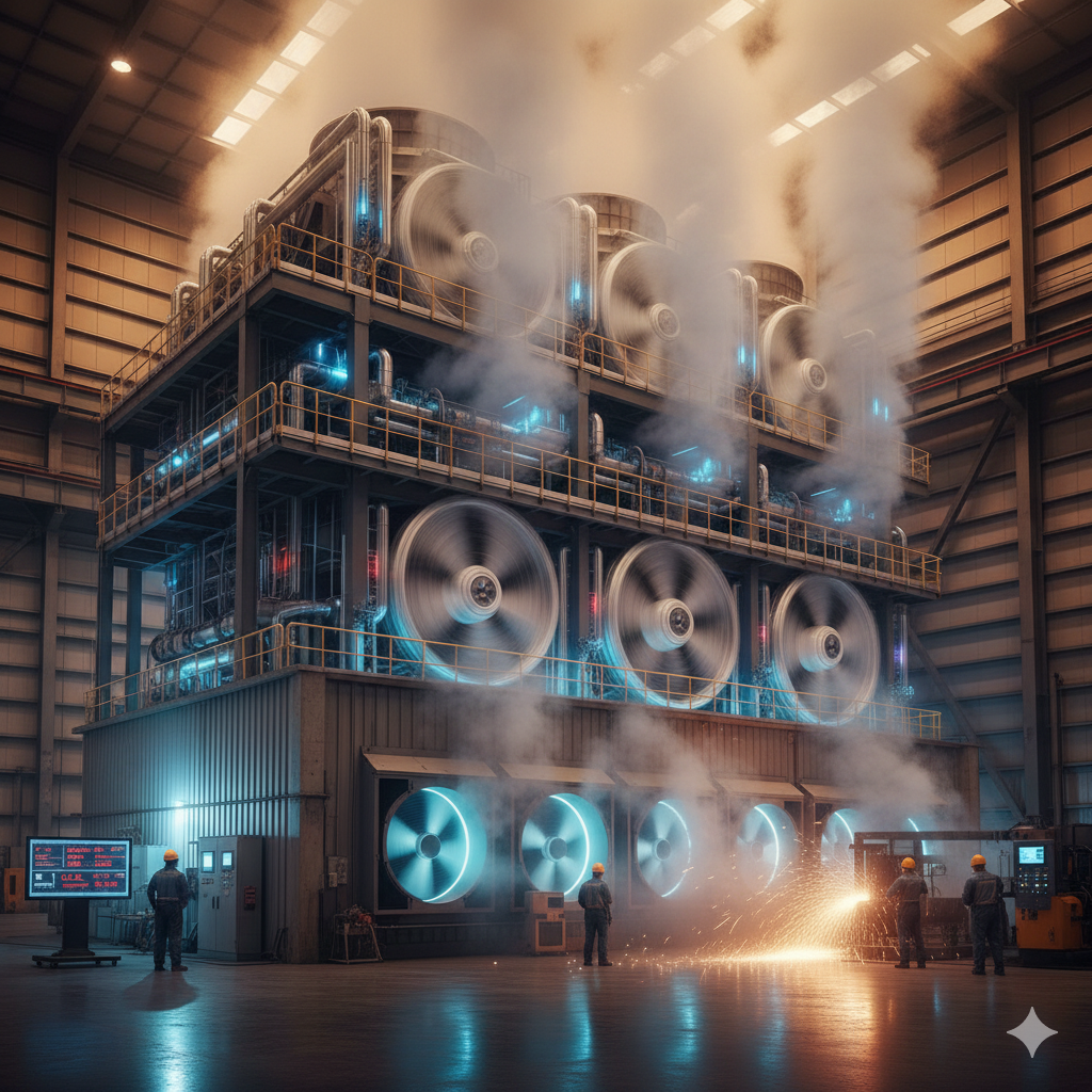 Exaustão de alta vazão