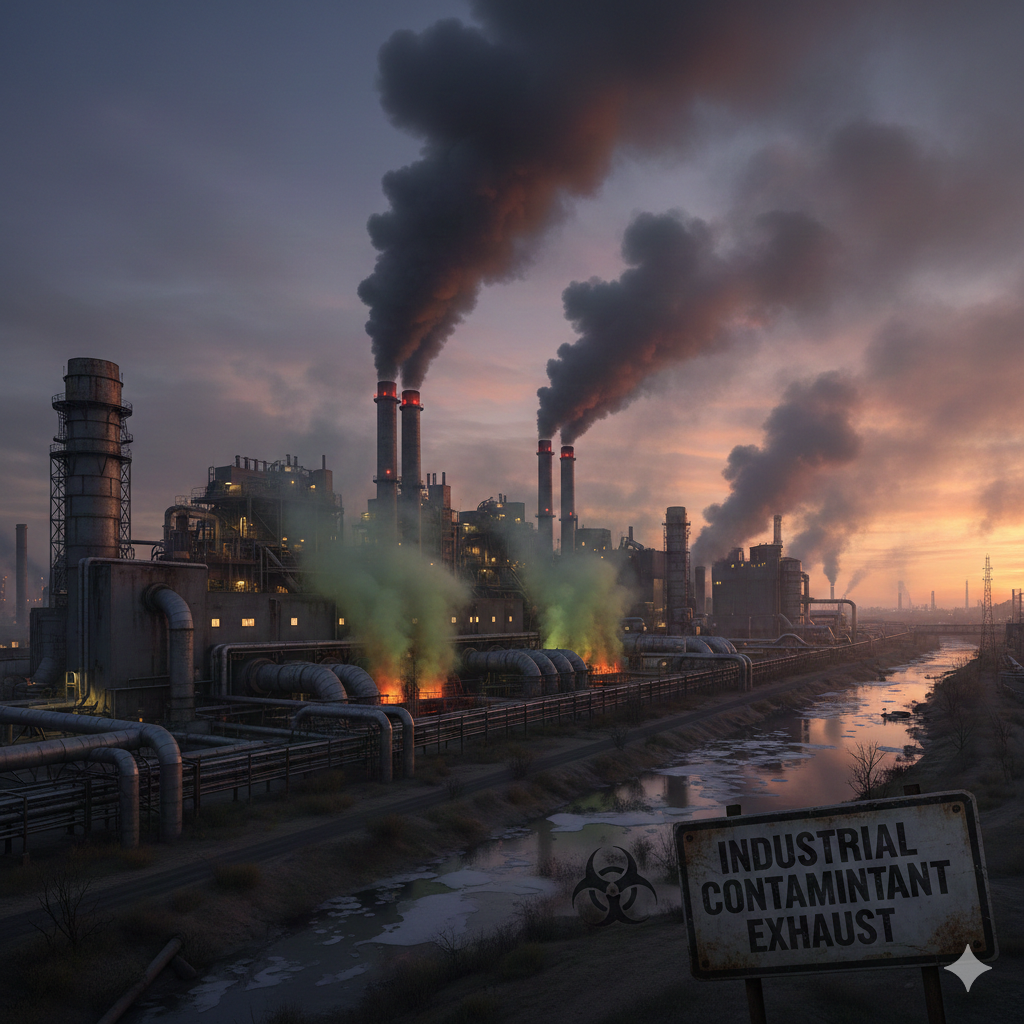 Exaustão de contaminantes