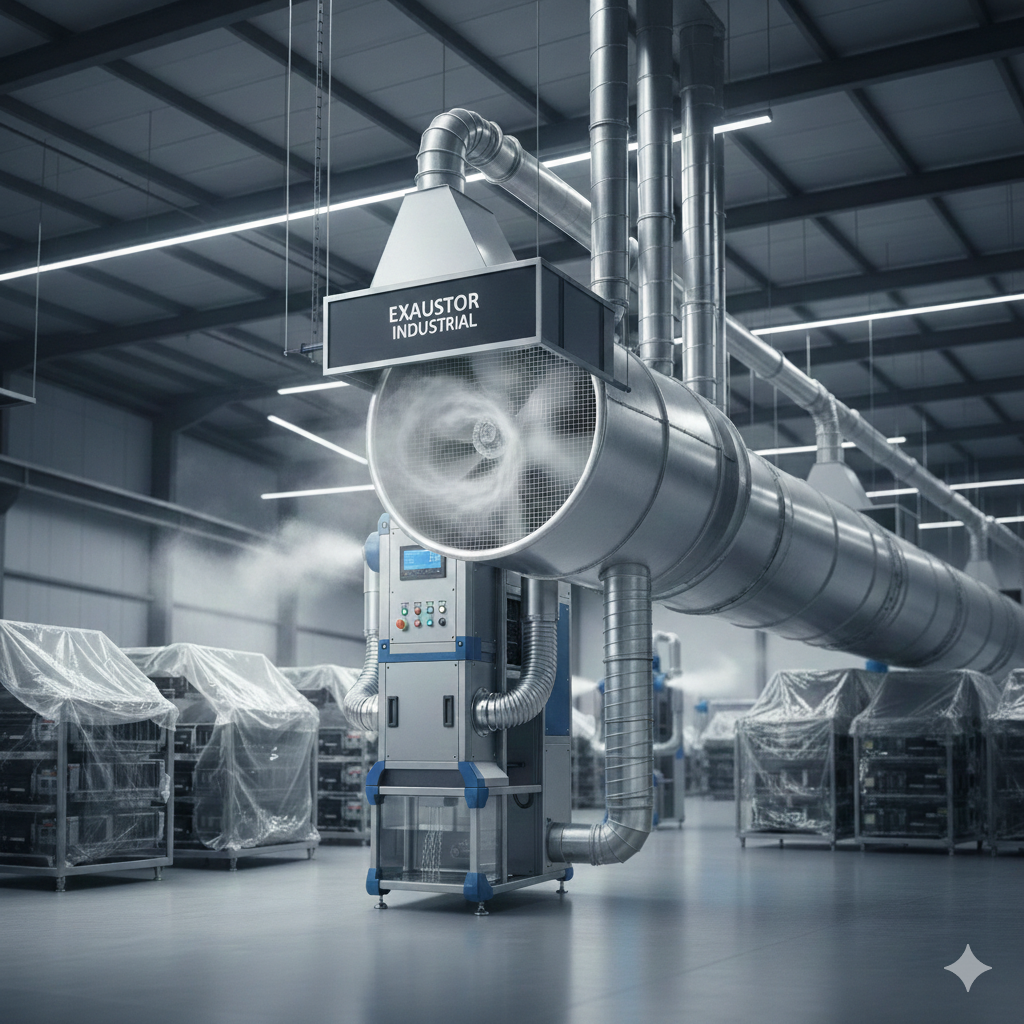 O que é exaustor industrial