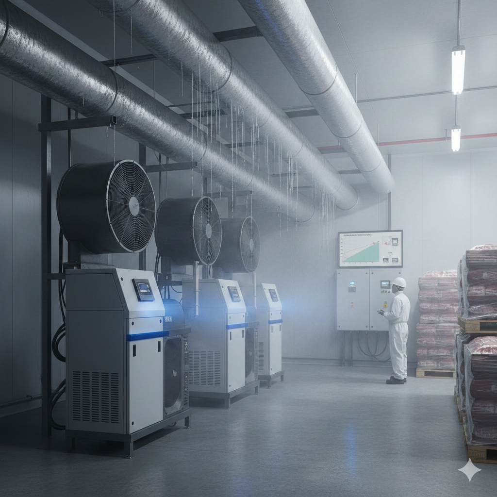 desumidificador para indústria frigorífica