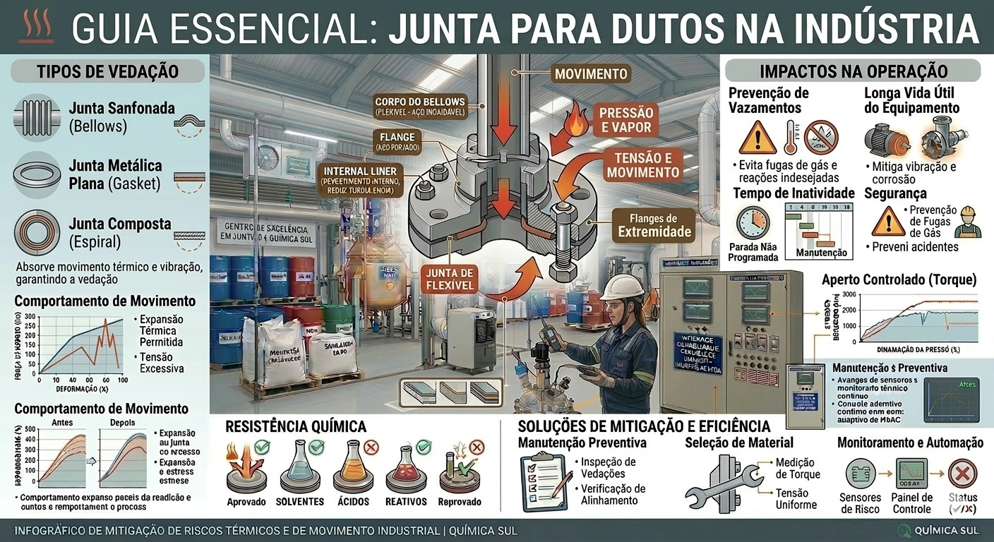 Como funciona Junta para dutos Como funciona Junta para dutos