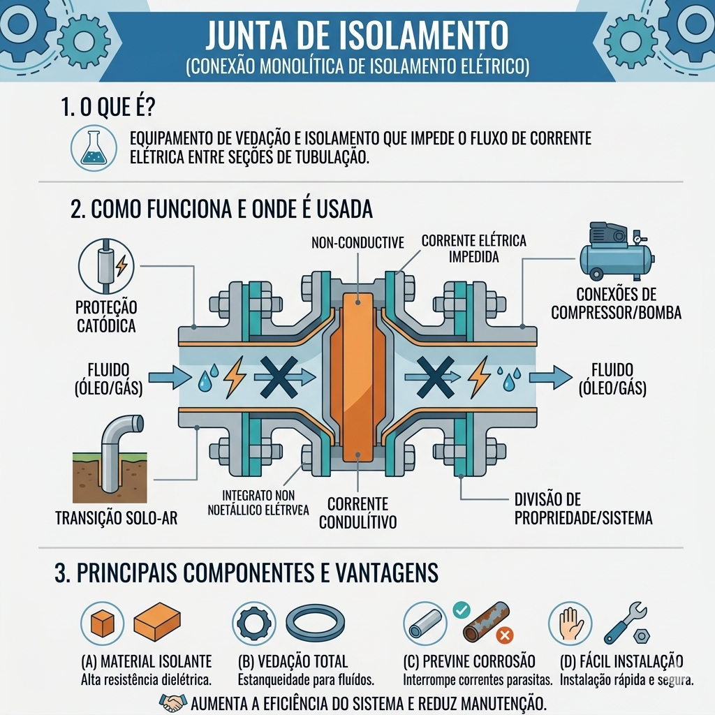 Como funciona a Junta de isolamento Como funciona a Junta de isolamento