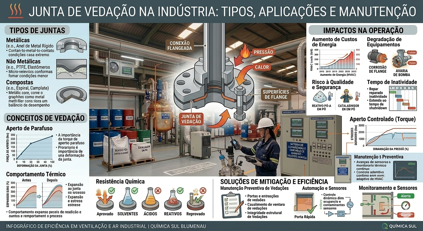 Junta de vedação Junta de vedação