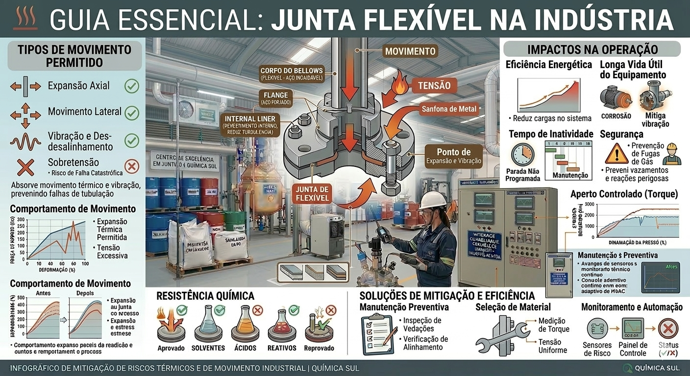 Como funciona a junta flexivel Como funciona a junta flexível?