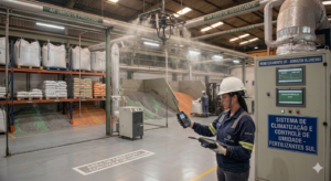 Como reduzir umidade em galpão industrial rapidamente