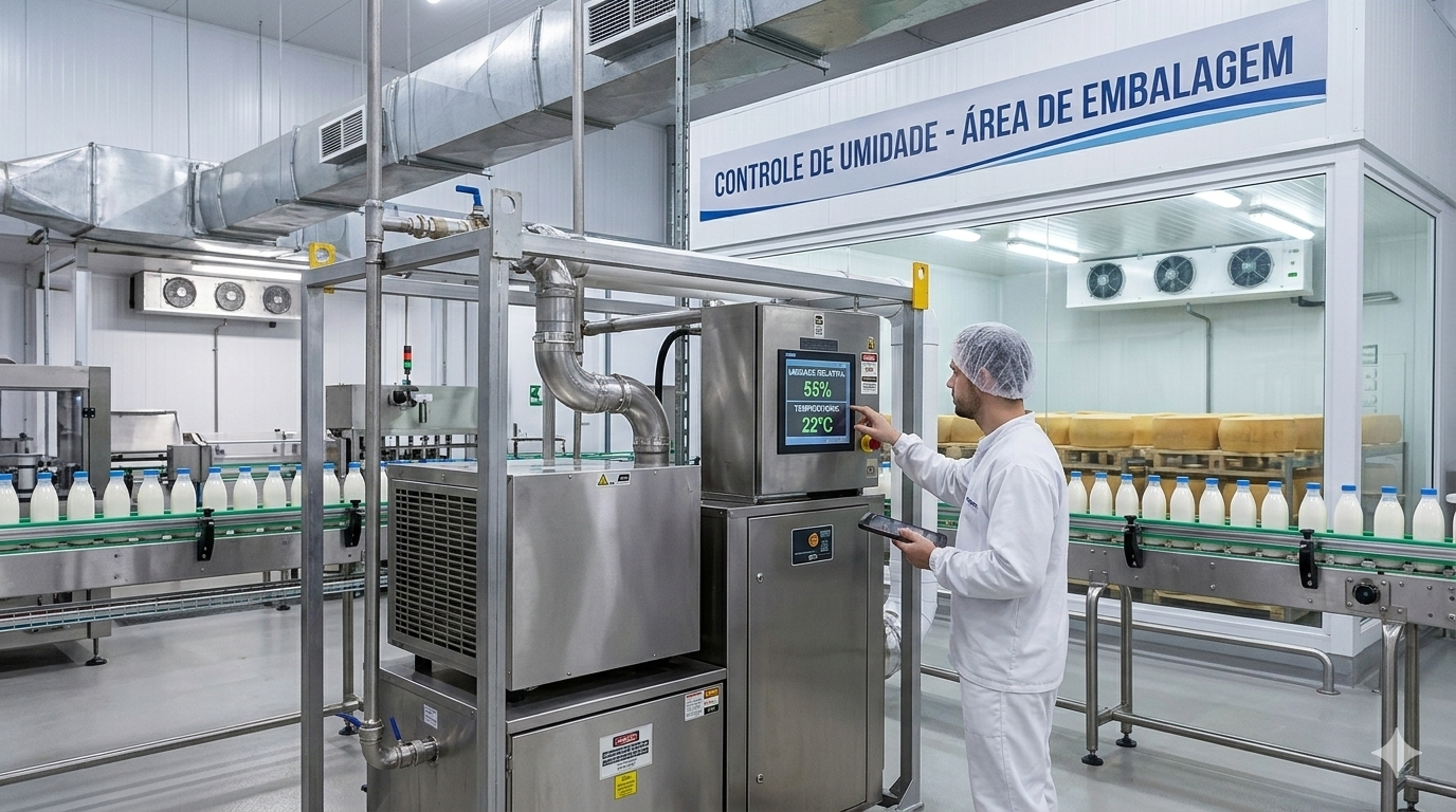Controle de Umidade na Indústria de Laticínios