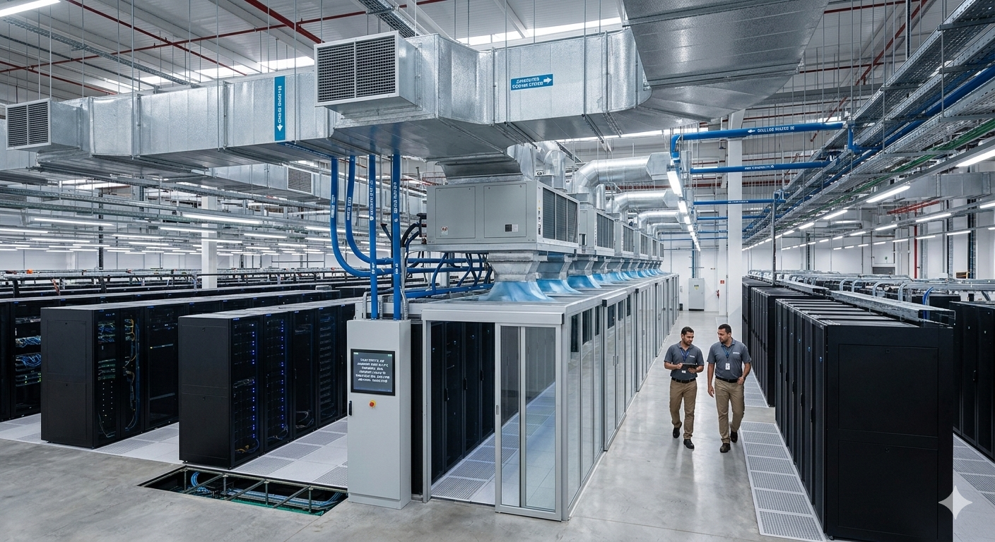 O que é HVAC para datacenters? HVAC para datacenters