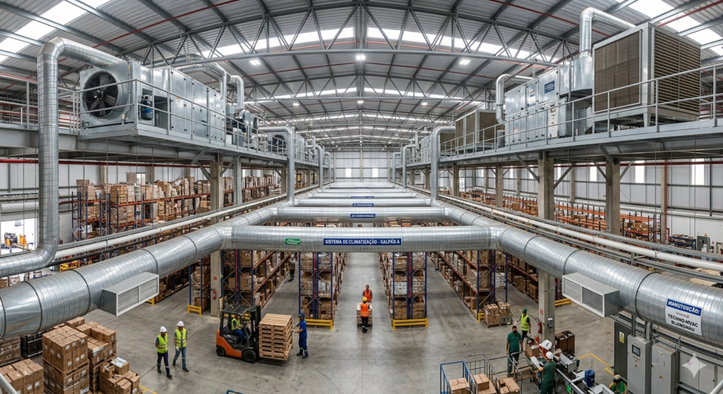 HVAC para galpões