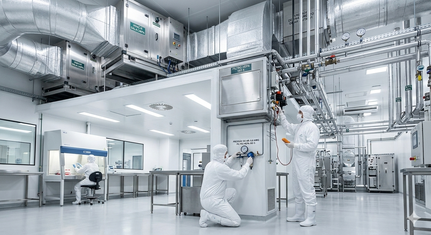 HVAC para sala limpa