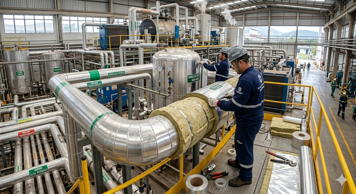 Isolamento térmico industrial