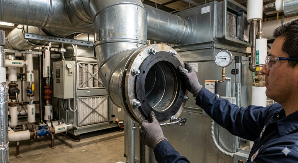 Junta de borracha para HVAC