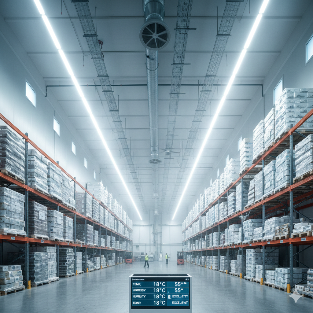 O que é controle de umidade industrial