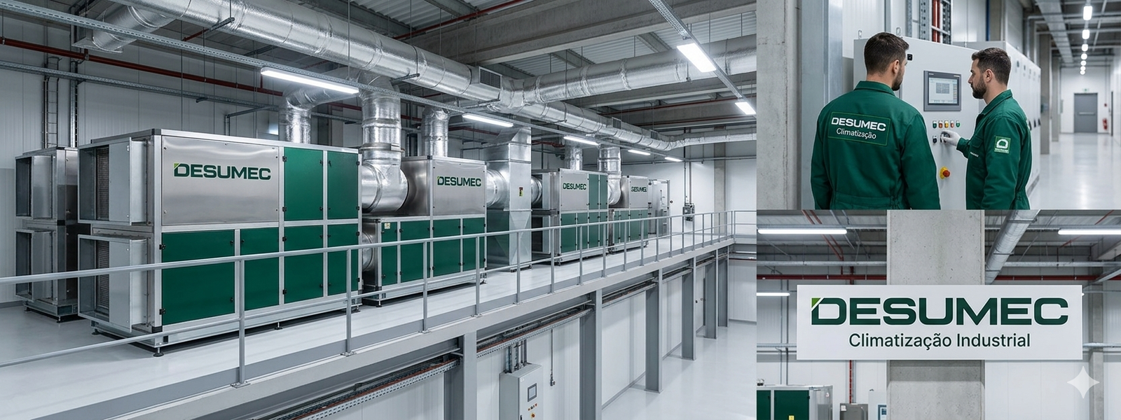 Climatização industrial Desumec