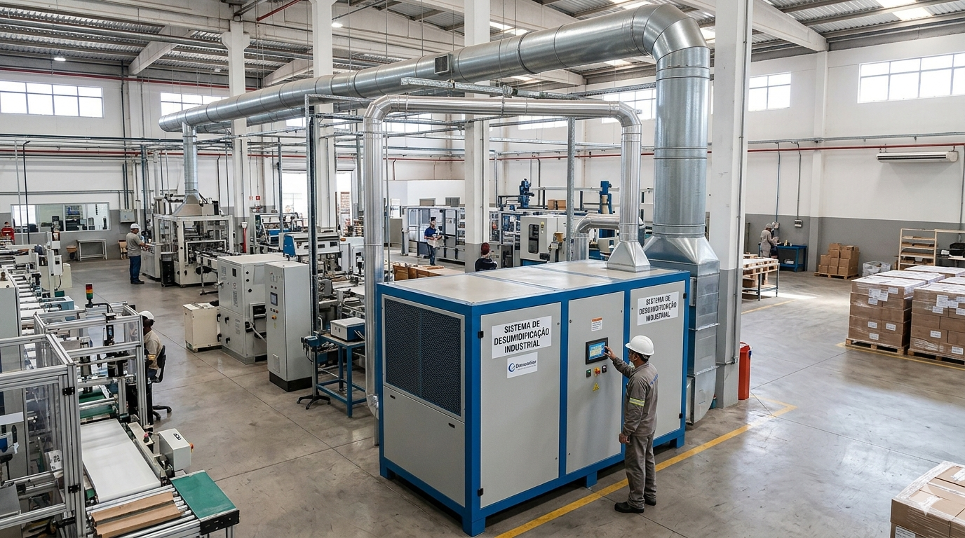 Desumidificação industrial