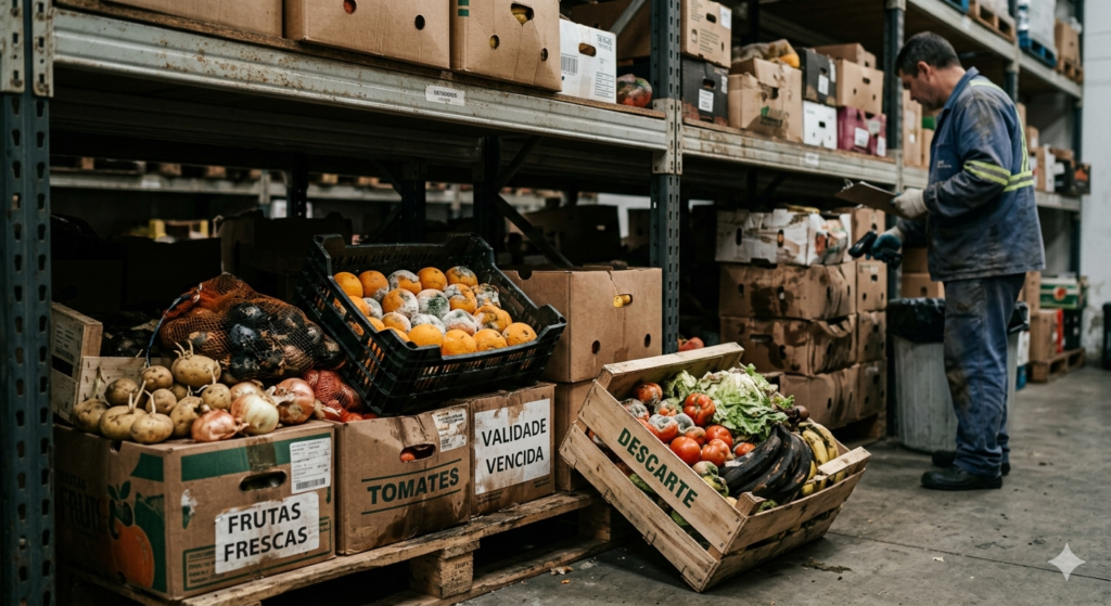 Produtos estragando no estoque