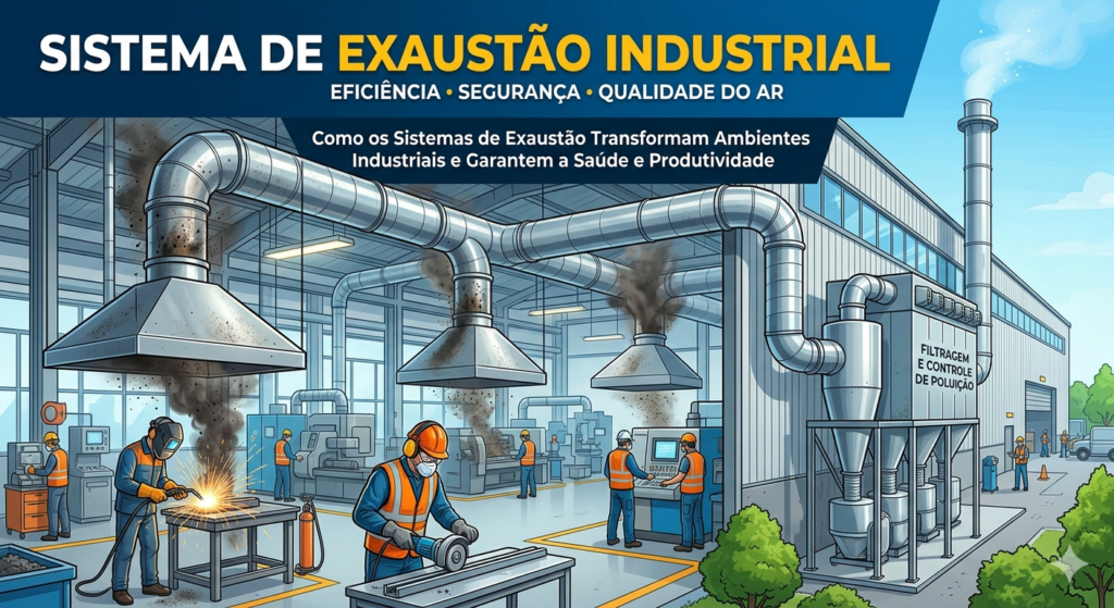 Sistema de exaustão industrial