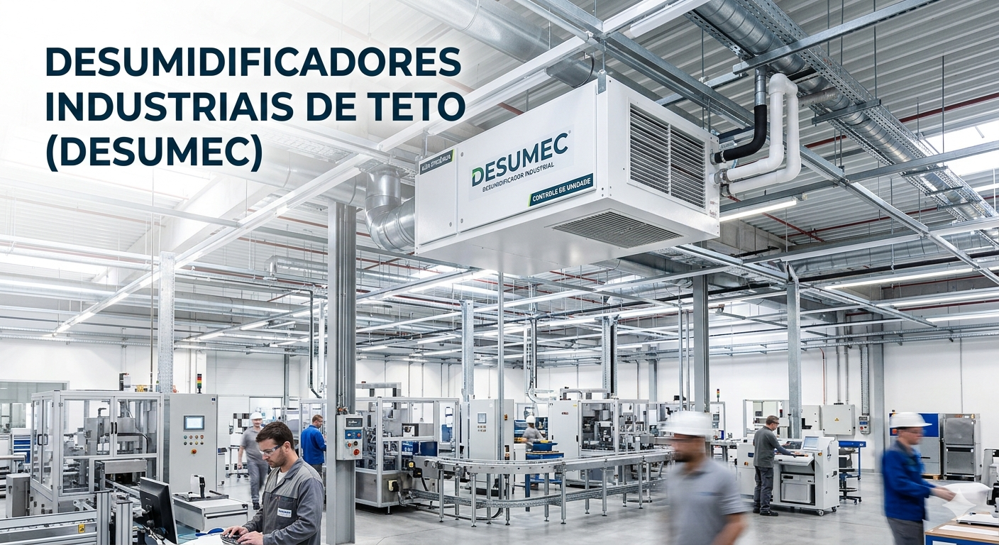 Desumidificador industrial de teto: preços, tamanhos, modelos e valores