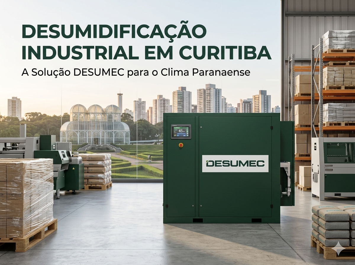 Desumidificador Industrial em Curitiba para Controle de Umidade