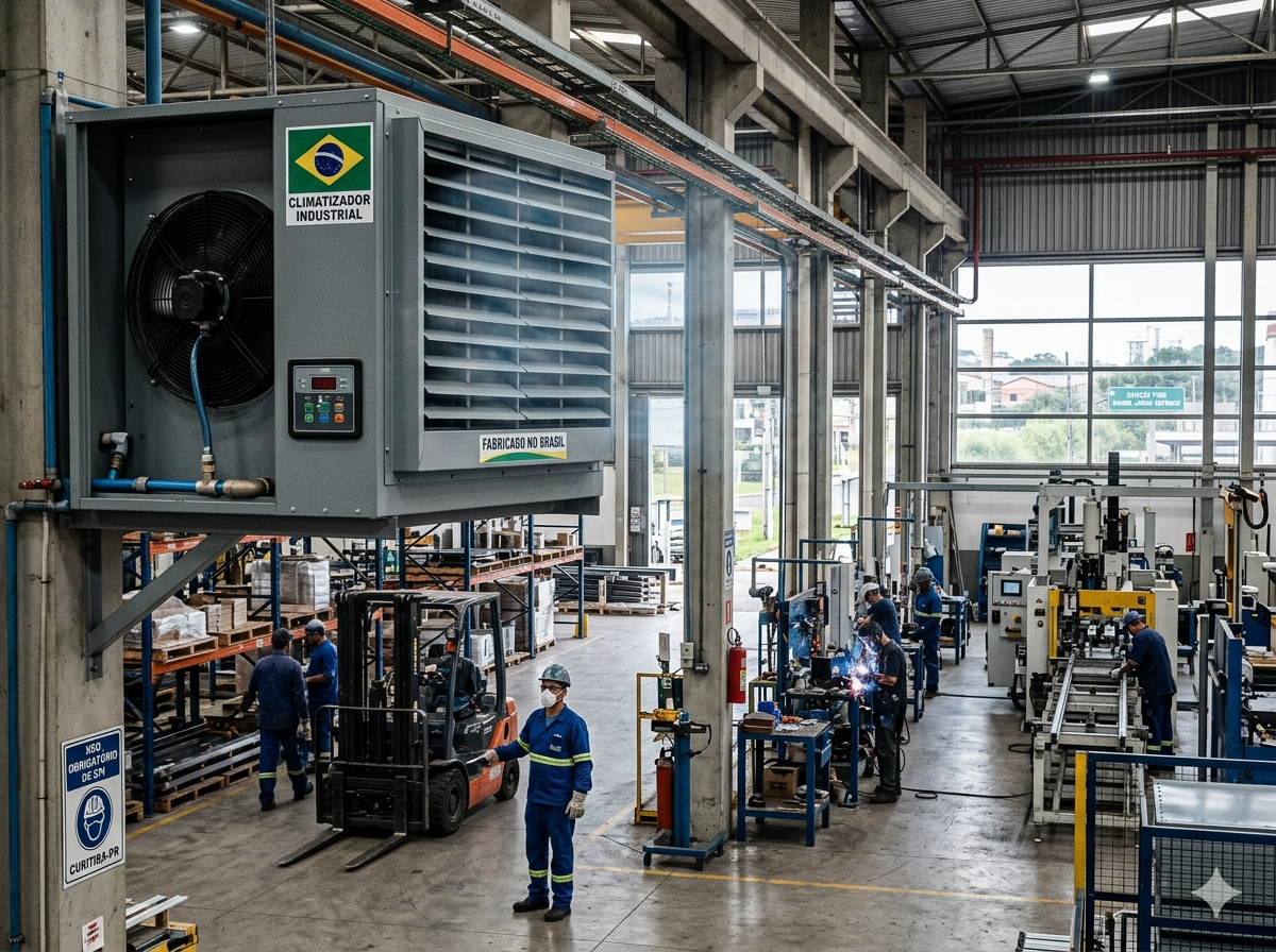 Climatizador industrial em Curitiba