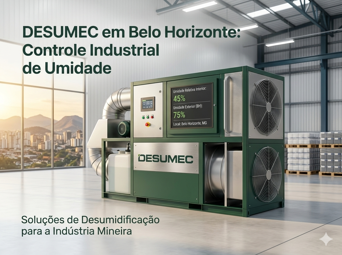Desumidificador Industrial em Belo Horizonte