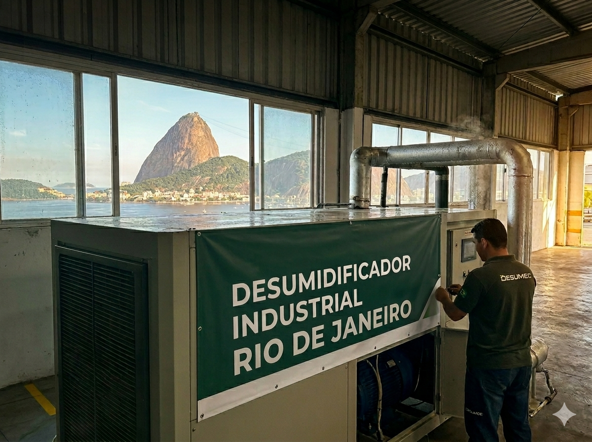 Desumidificador industrial no Rio de Janeiro