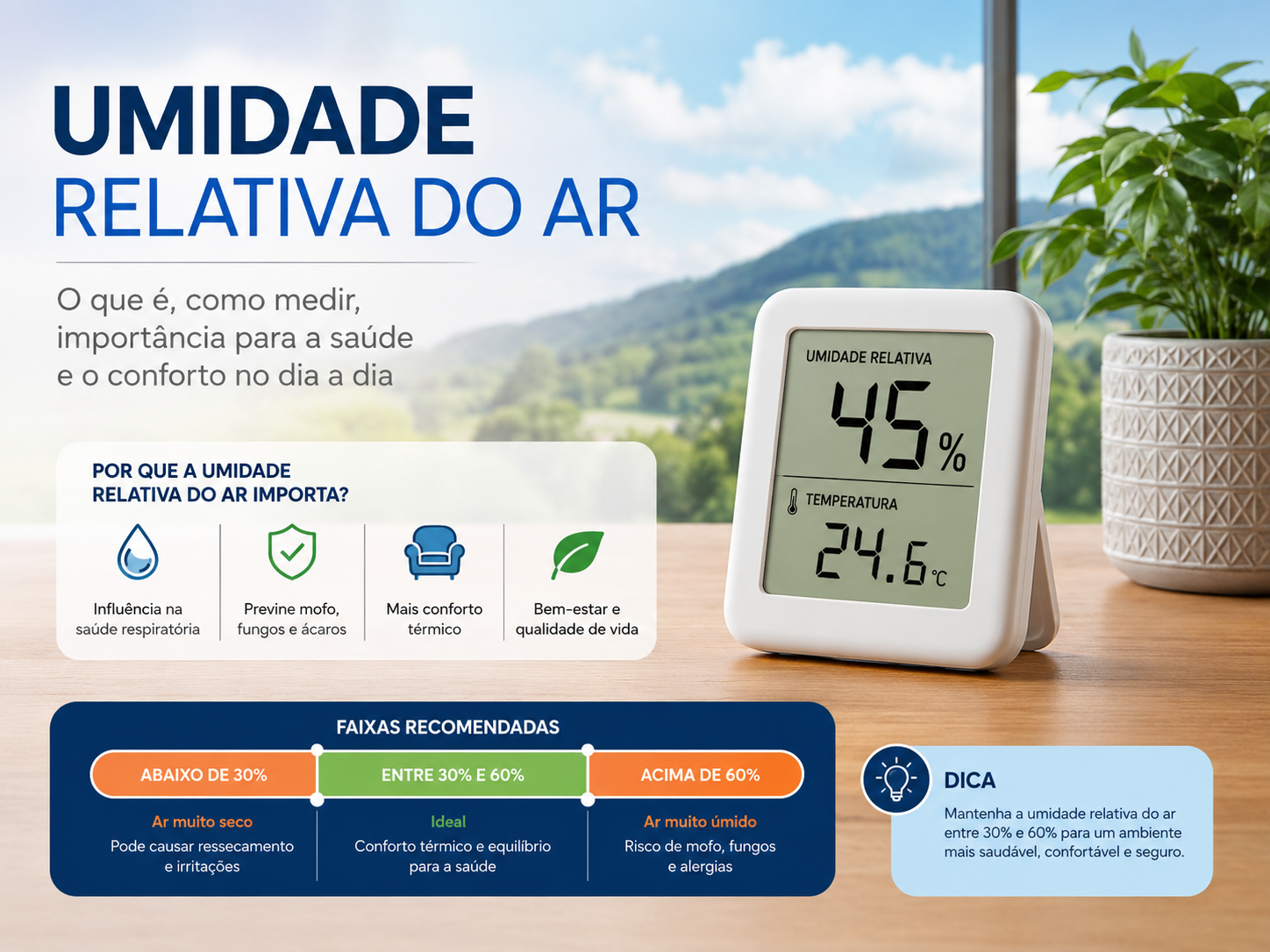 Umidade relativa do ar