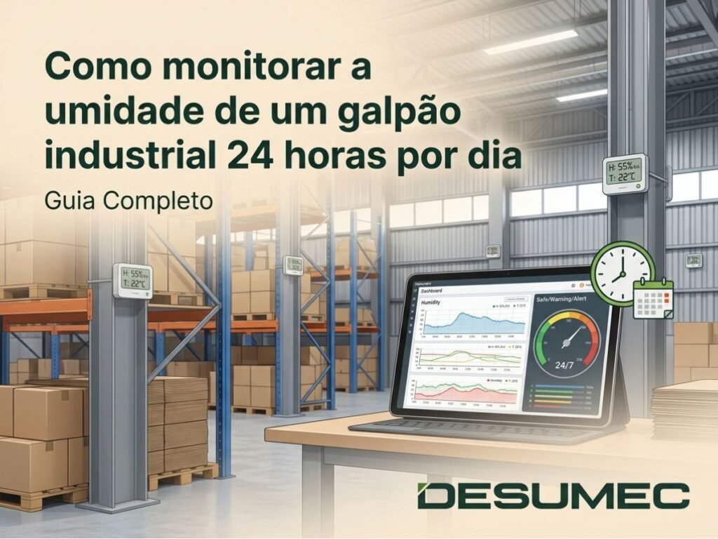 Como monitorar a umidade de um galpão industrial